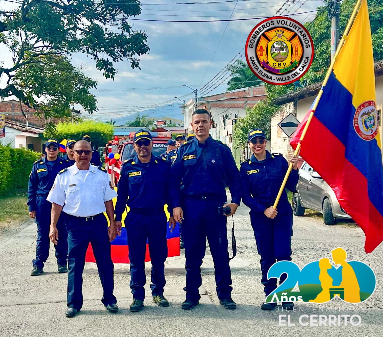 Bomberos en formación